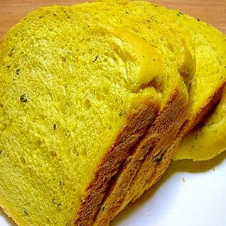 カボチャの皮食パン